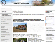 Tablet Screenshot of landkreis-ludwigsburg.de